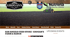 Desktop Screenshot of grogansfarmandranch.com